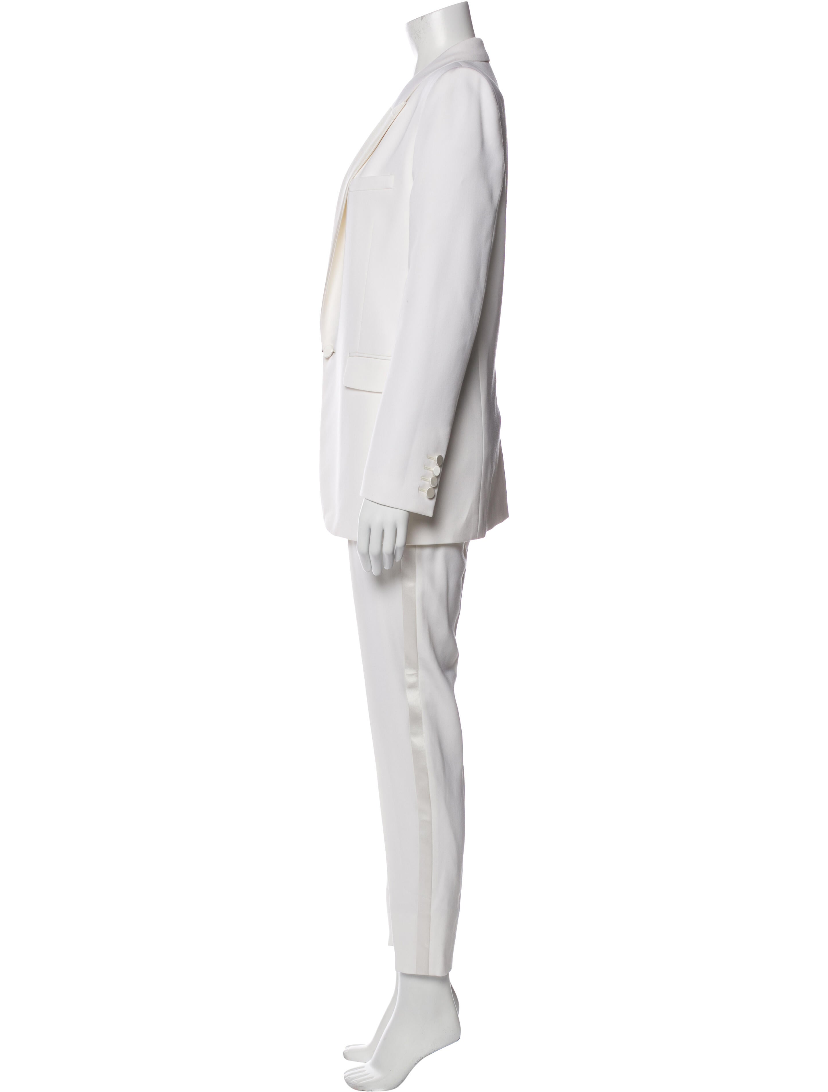 Saint Laurent 2021 Virgin Wool Pantsuit w/ Tags