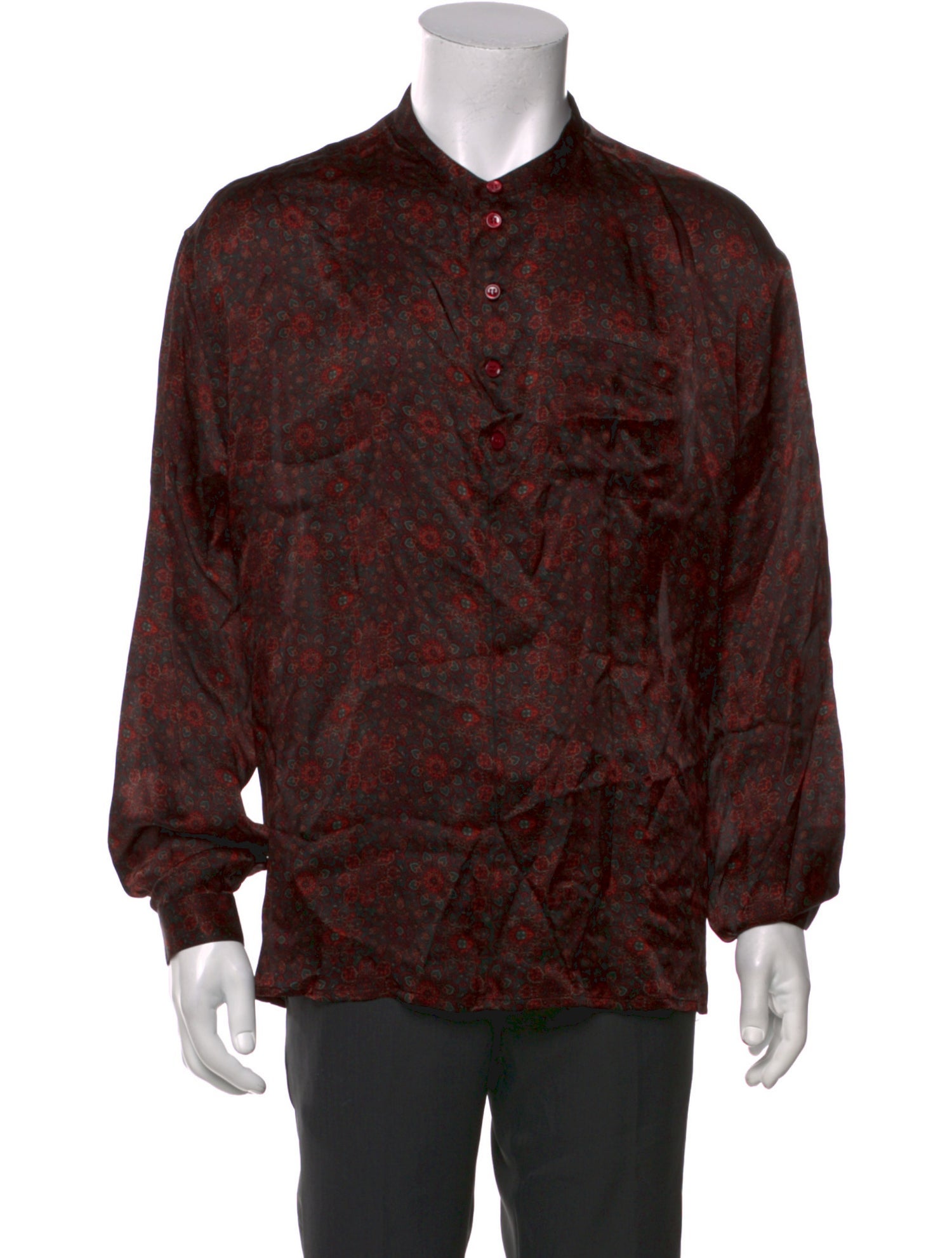 Saint Laurent 2018 Silk Dress Shirt