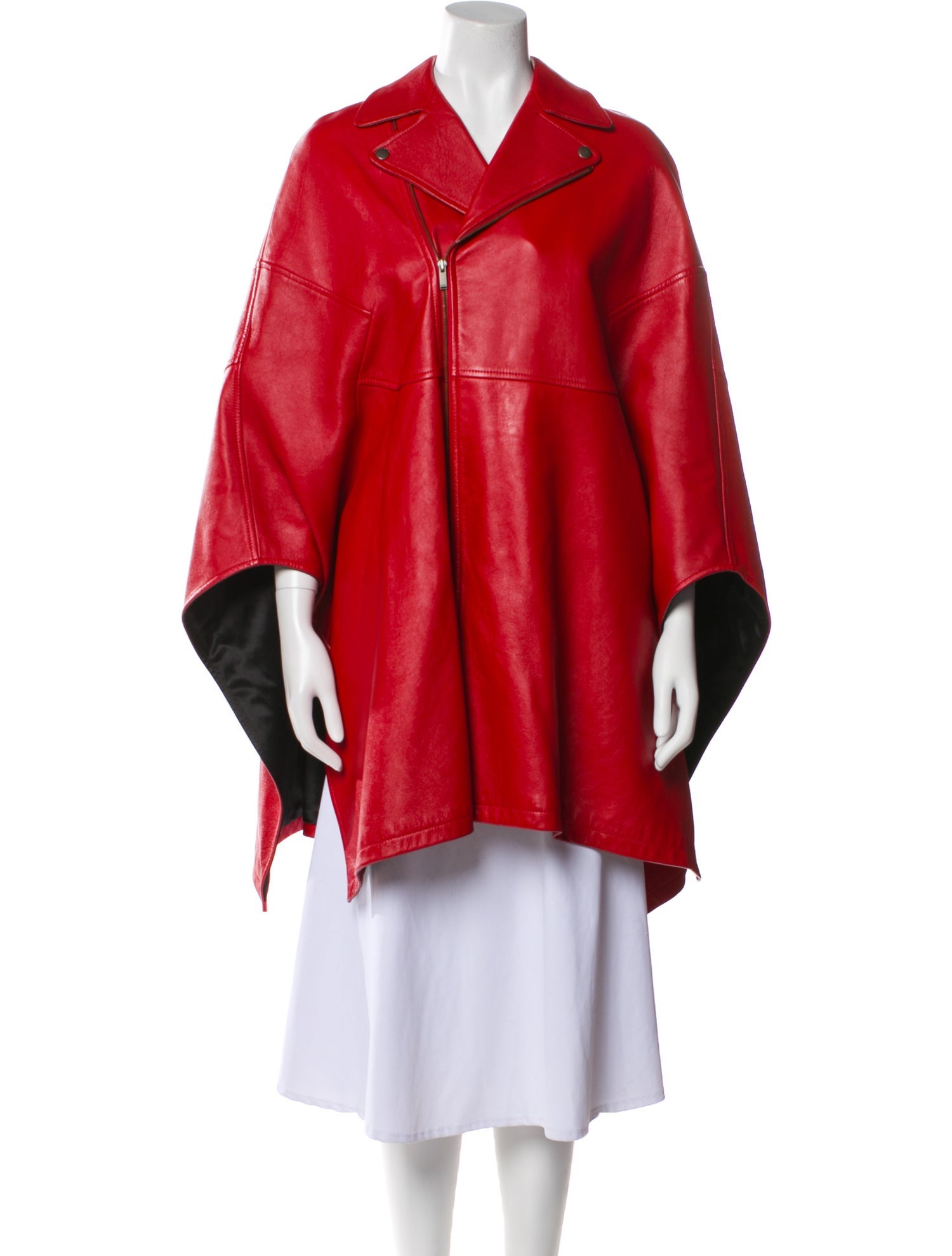 Saint Laurent Leather Coat