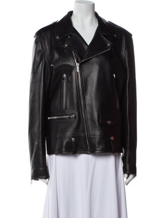 Saint Laurent Leather Biker Jacket