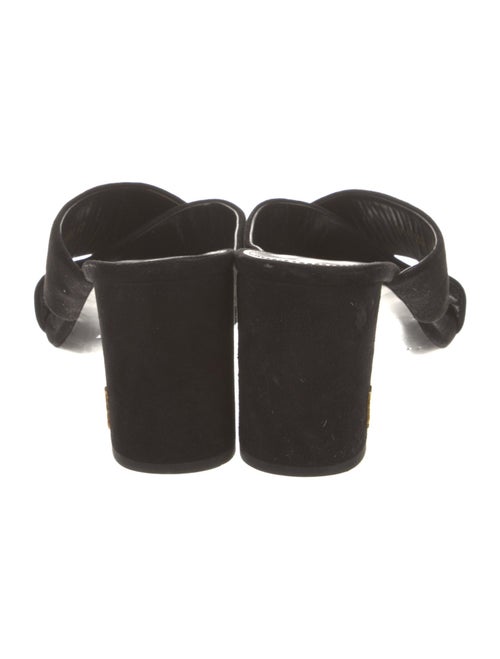 Saint Laurent Suede Slides