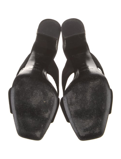 Saint Laurent Suede Slides