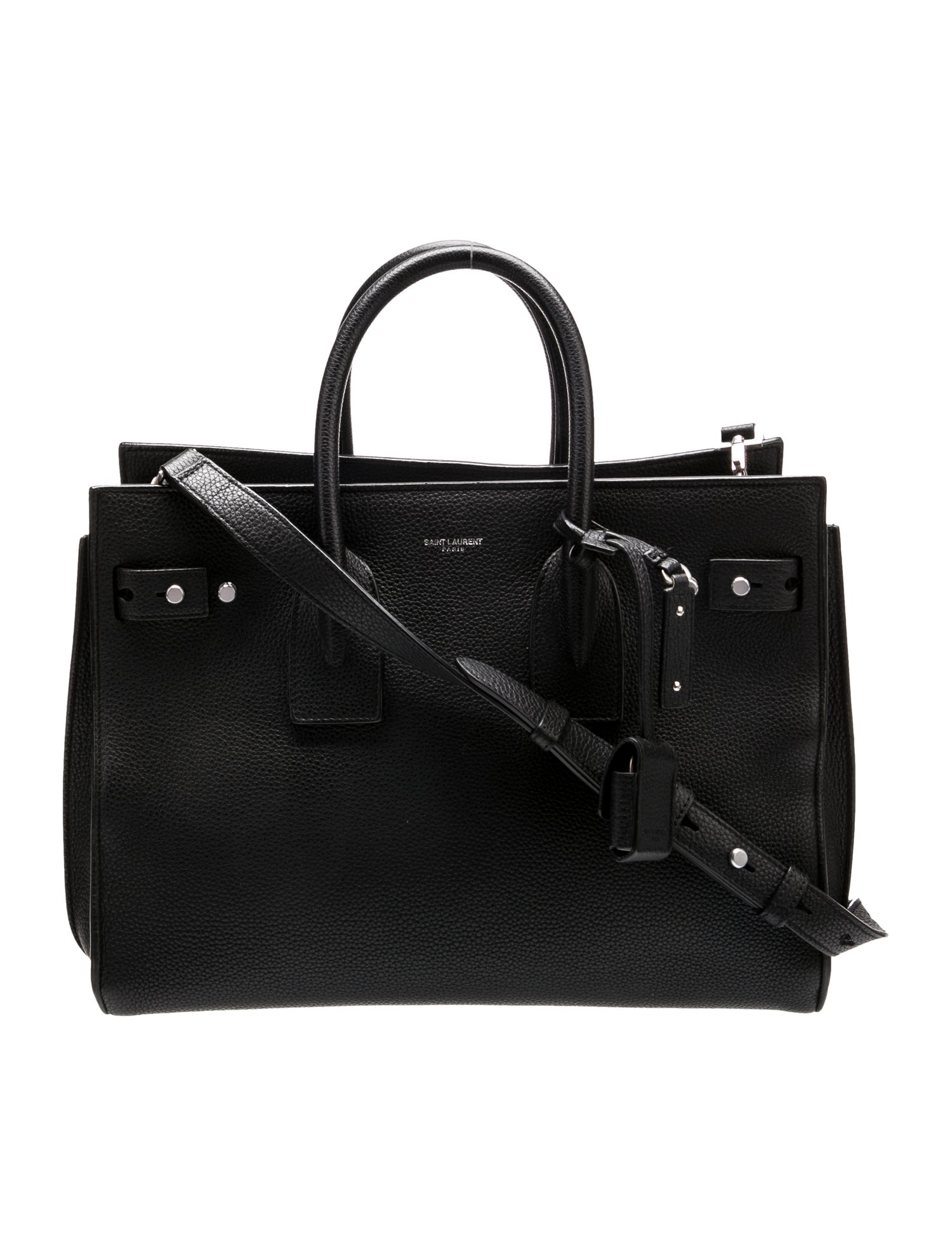 Saint Laurent Leather Sac De Jour