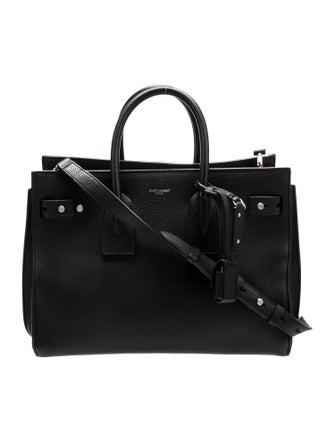 Saint Laurent Leather Sac De Jour
