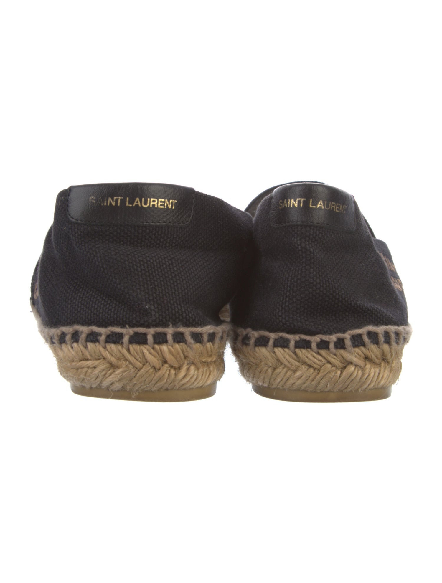 Saint Laurent Canvas Graphic Print Espadrilles