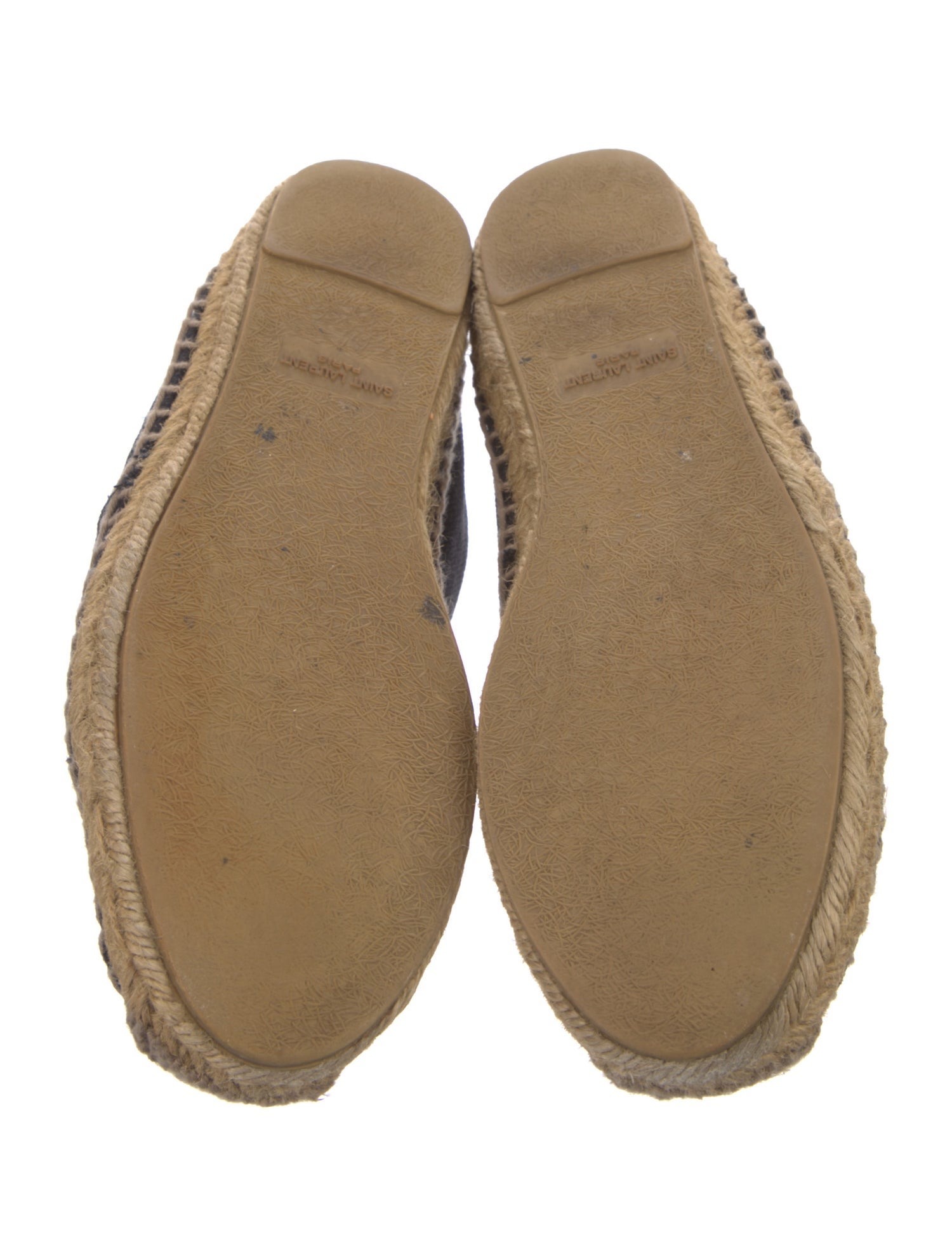 Saint Laurent Canvas Graphic Print Espadrilles