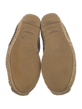 Saint Laurent Canvas Graphic Print Espadrilles