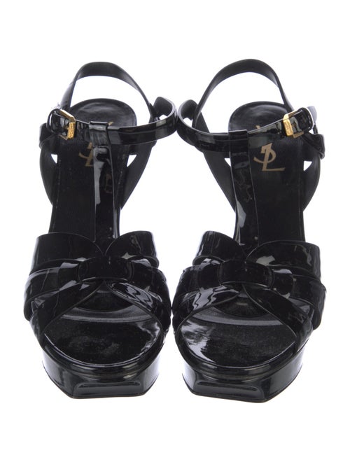 Saint Laurent Patent Leather T-Strap Pumps