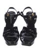 Saint Laurent Patent Leather T-Strap Pumps