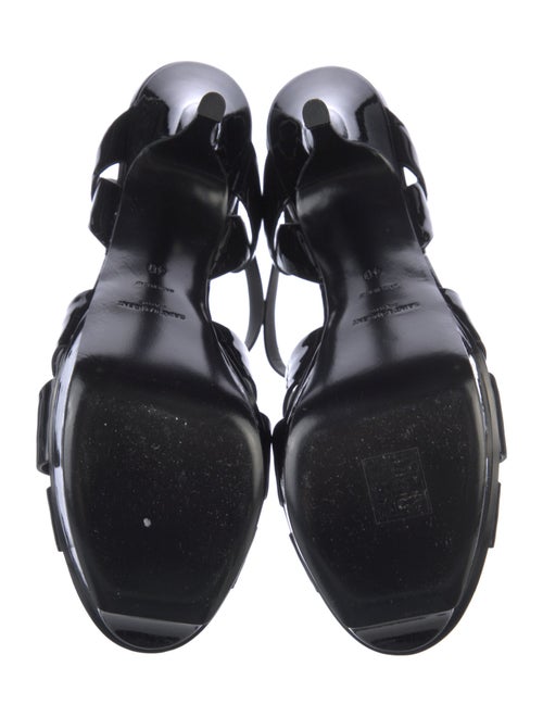 Saint Laurent Patent Leather T-Strap Pumps