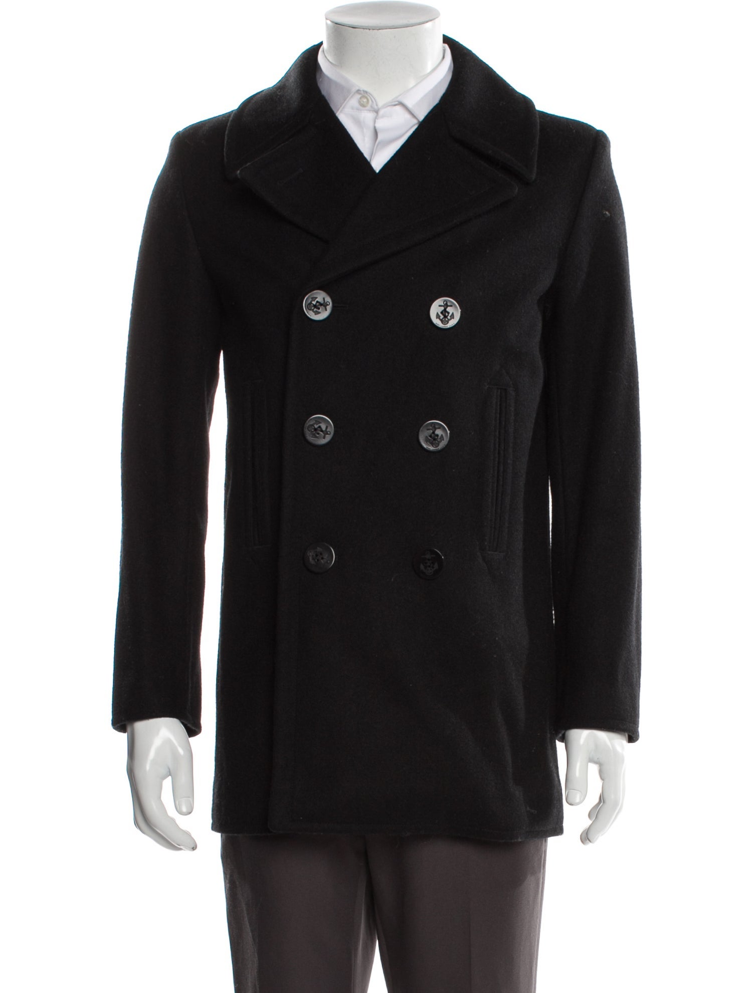 Saint Laurent 2013 Wool Peacoat