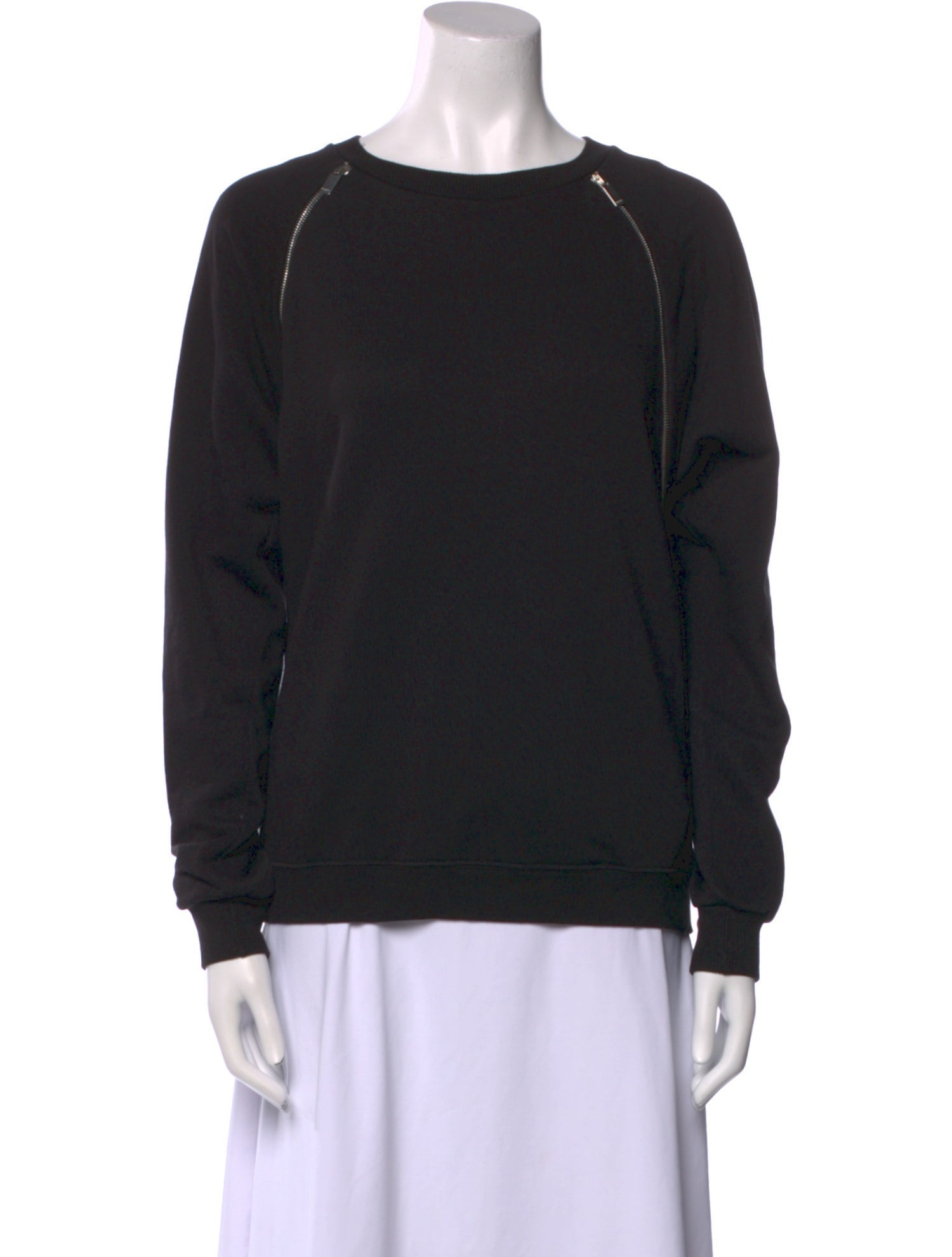 Saint Laurent Crew Neck Long Sleeve Sweatshirt