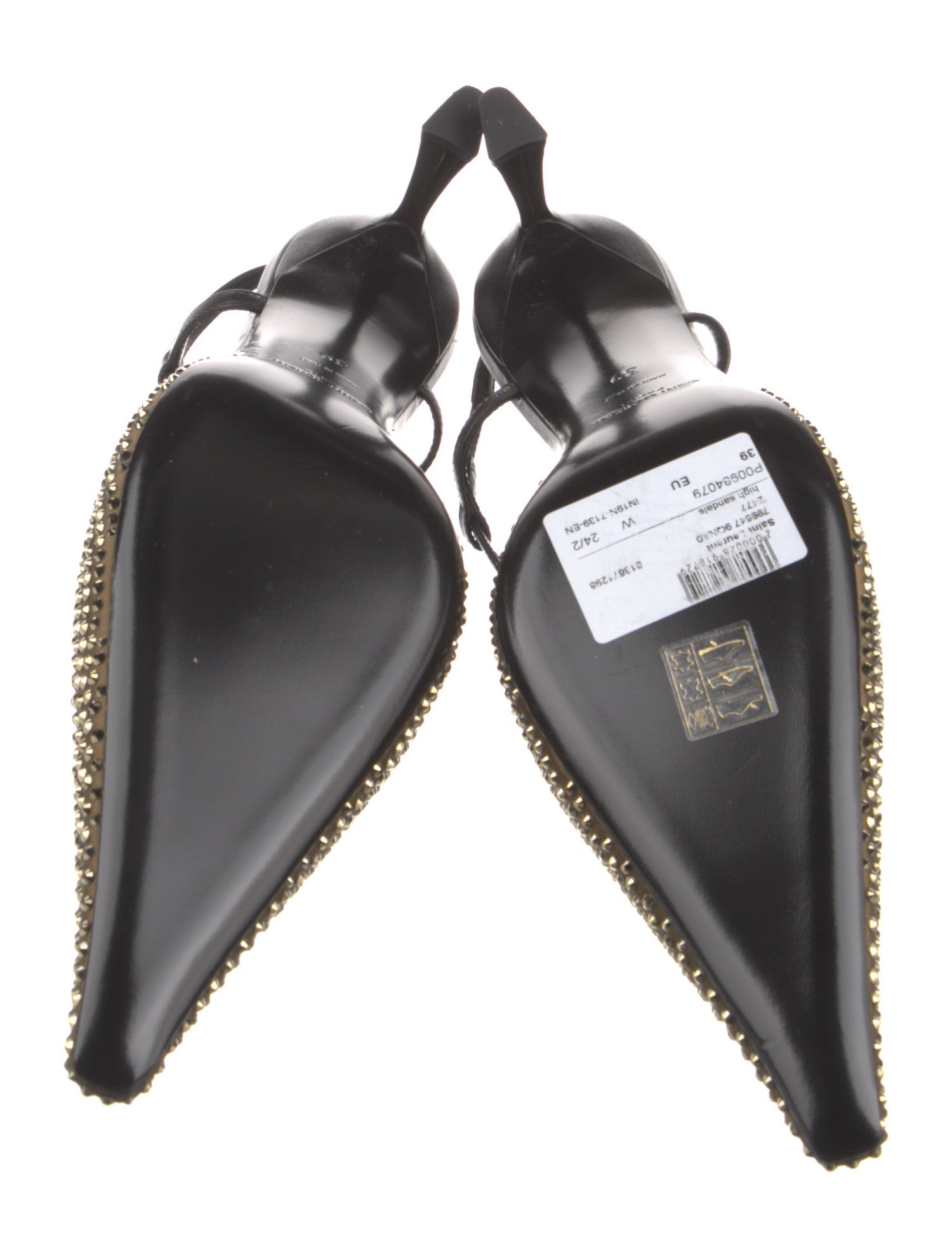 Saint Laurent Satin Slingback Pumps