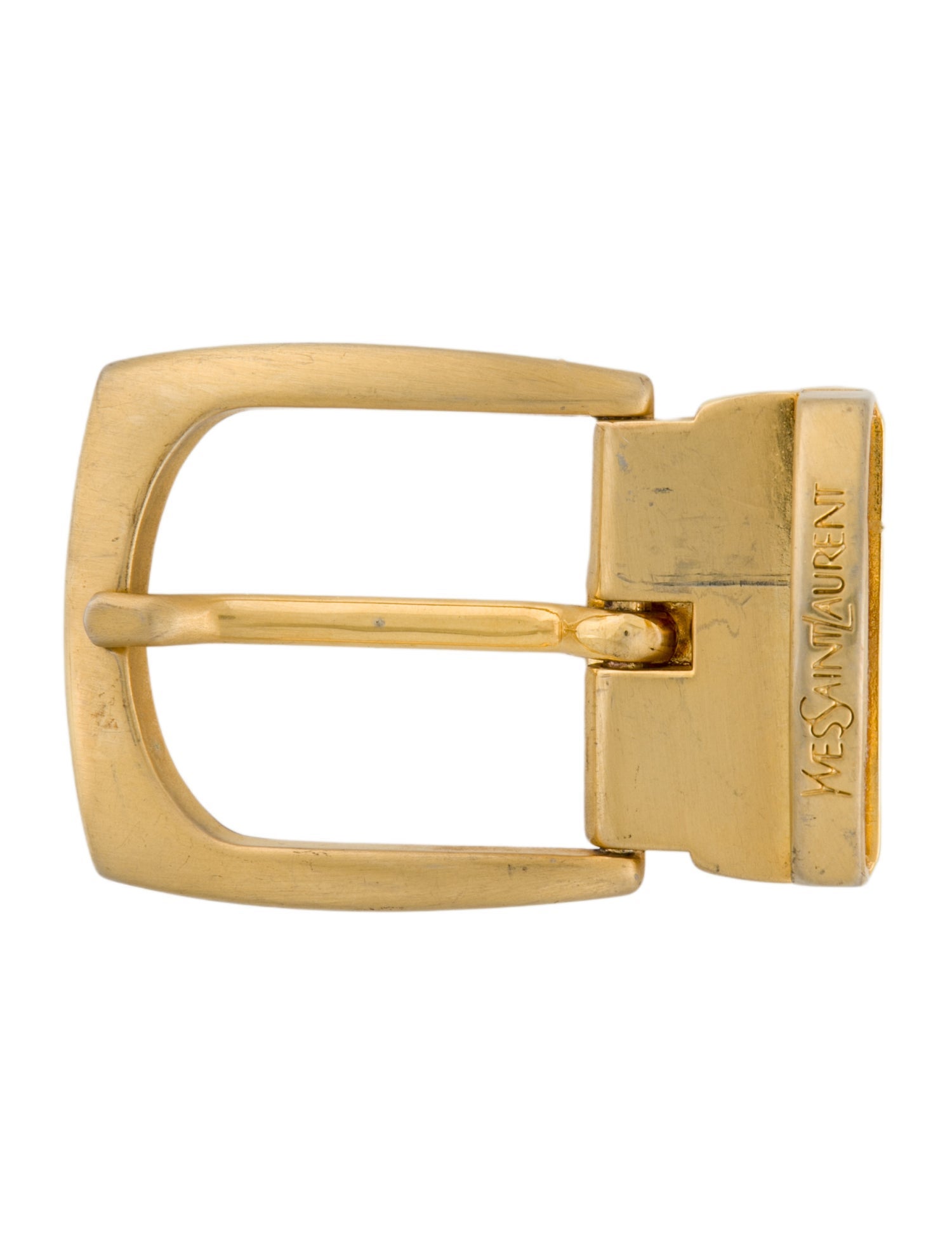 Yves Saint Laurent Metal Gold Buckle