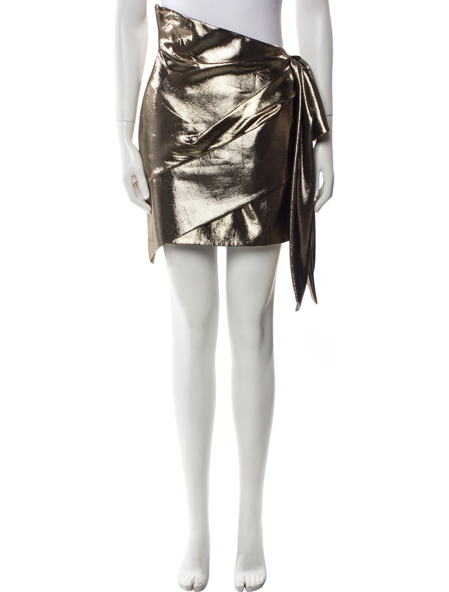 Saint Laurent Silk Knee-Length Skirt