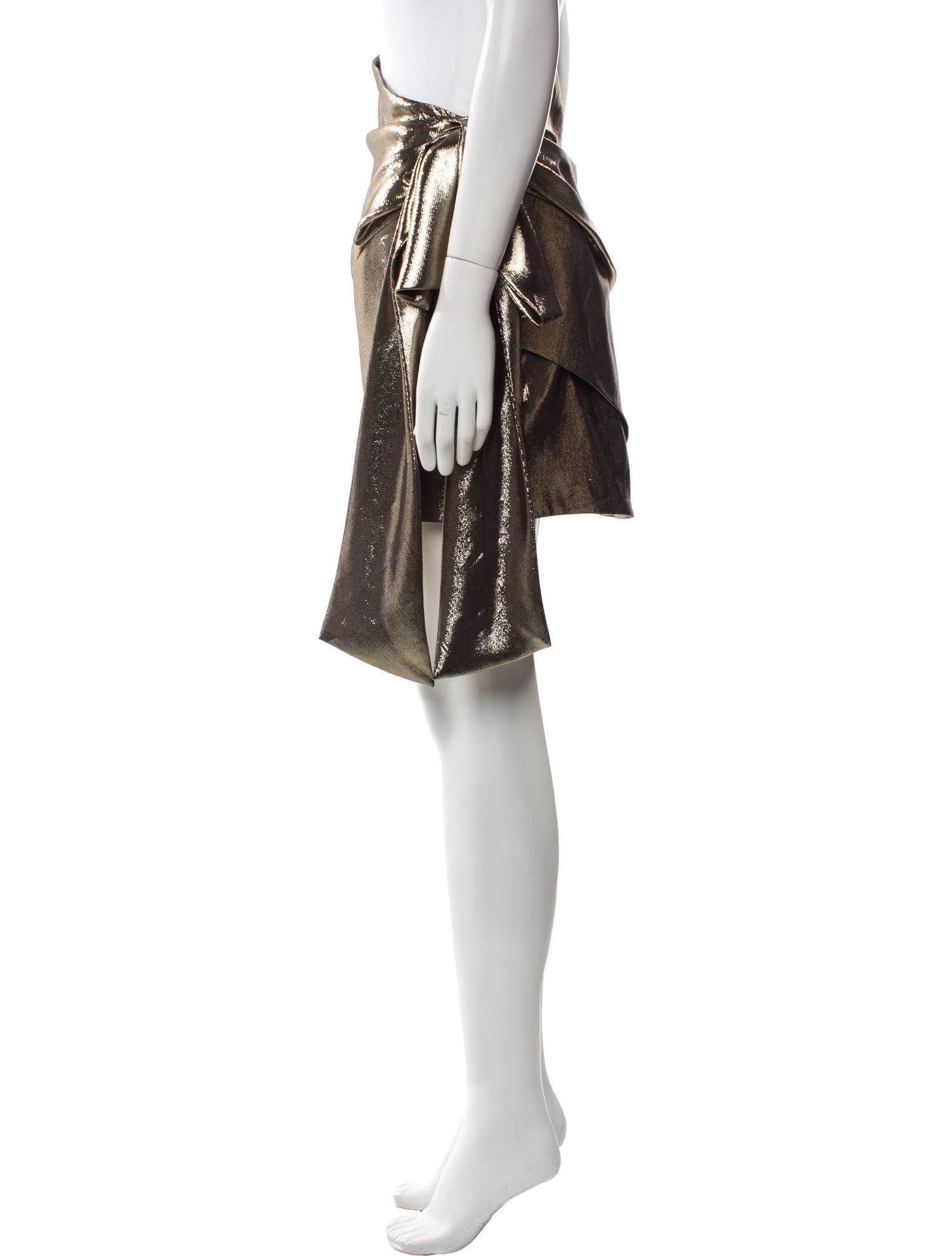 Saint Laurent Silk Knee-Length Skirt