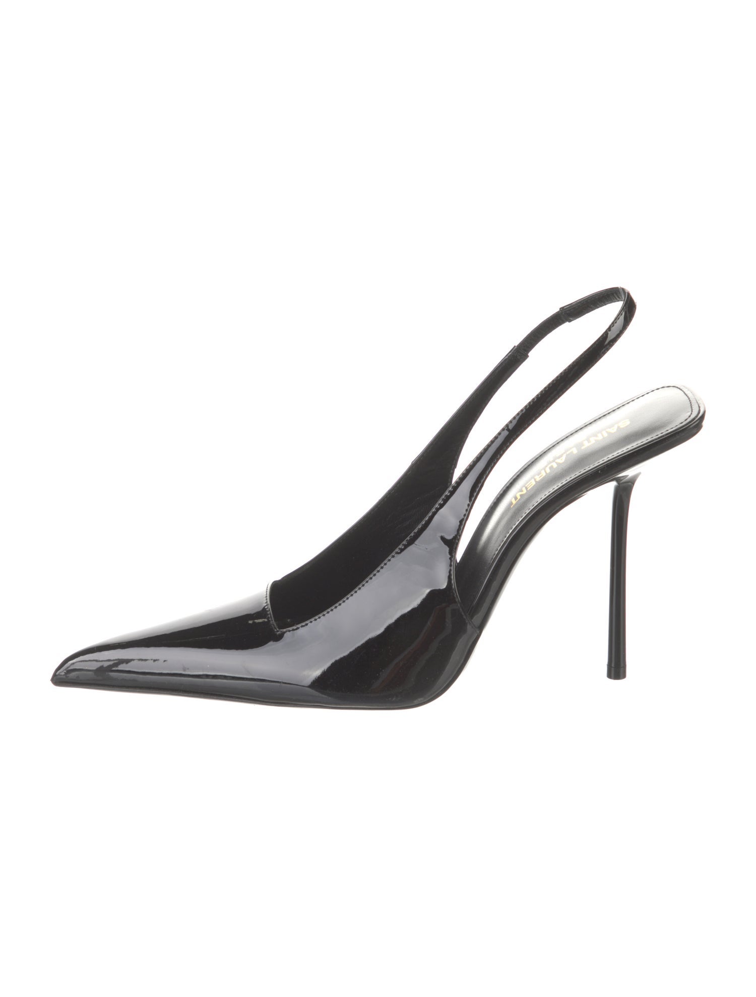 Saint Laurent Patent Leather Slingback Pumps