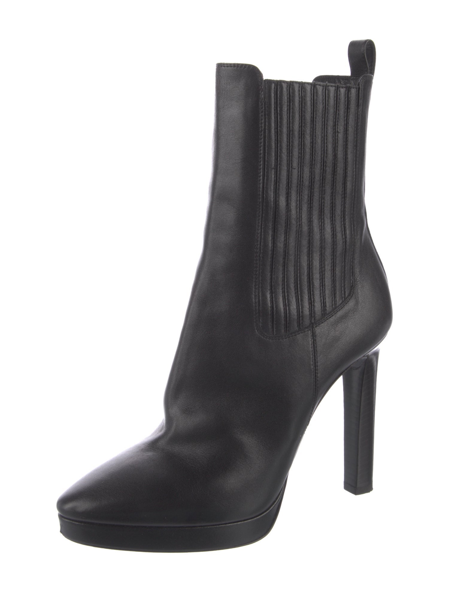 Saint Laurent Leather Chelsea Boots