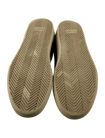 Saint Laurent Canvas Embroidered Accent Sneakers