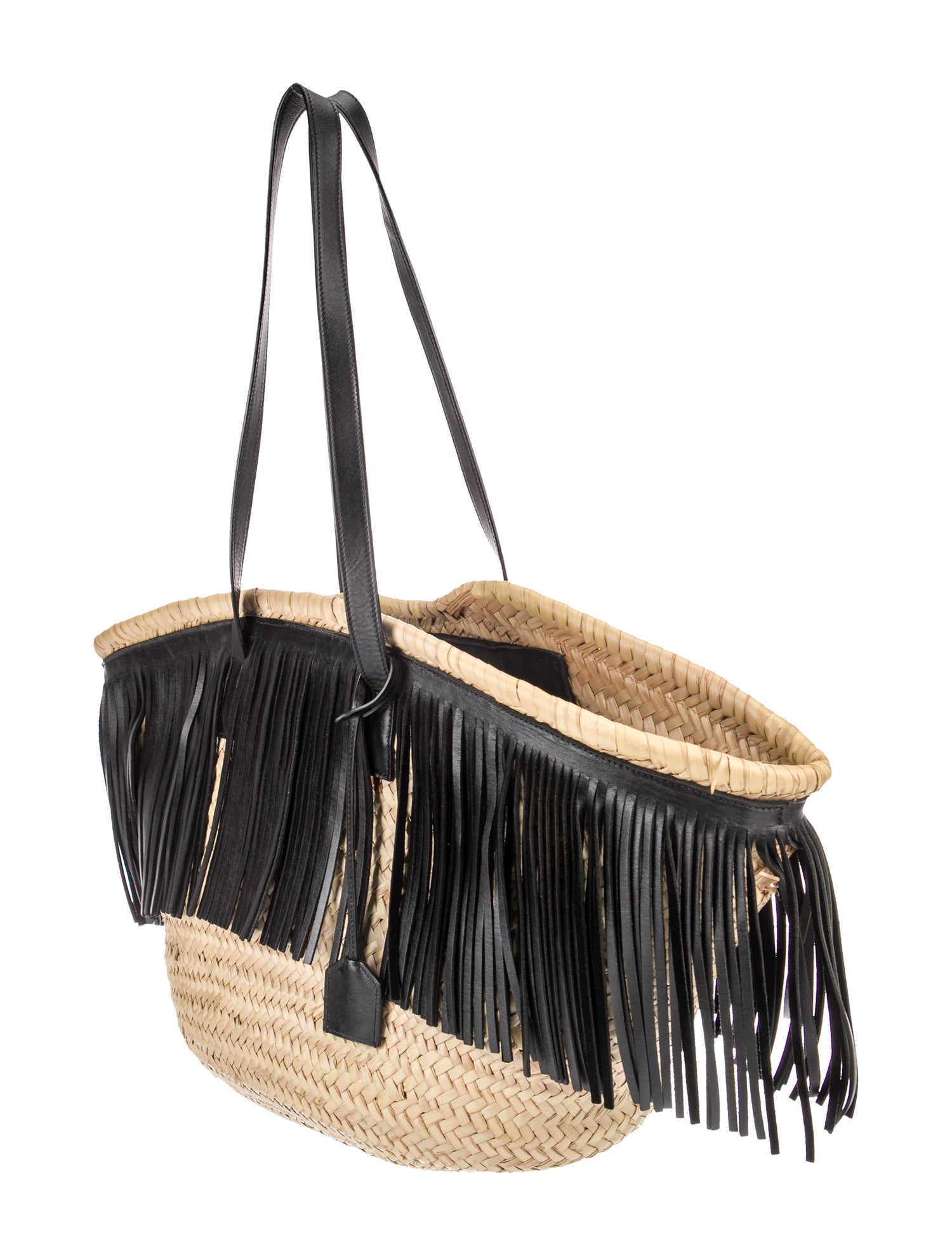 Saint Laurent Raffia Panier