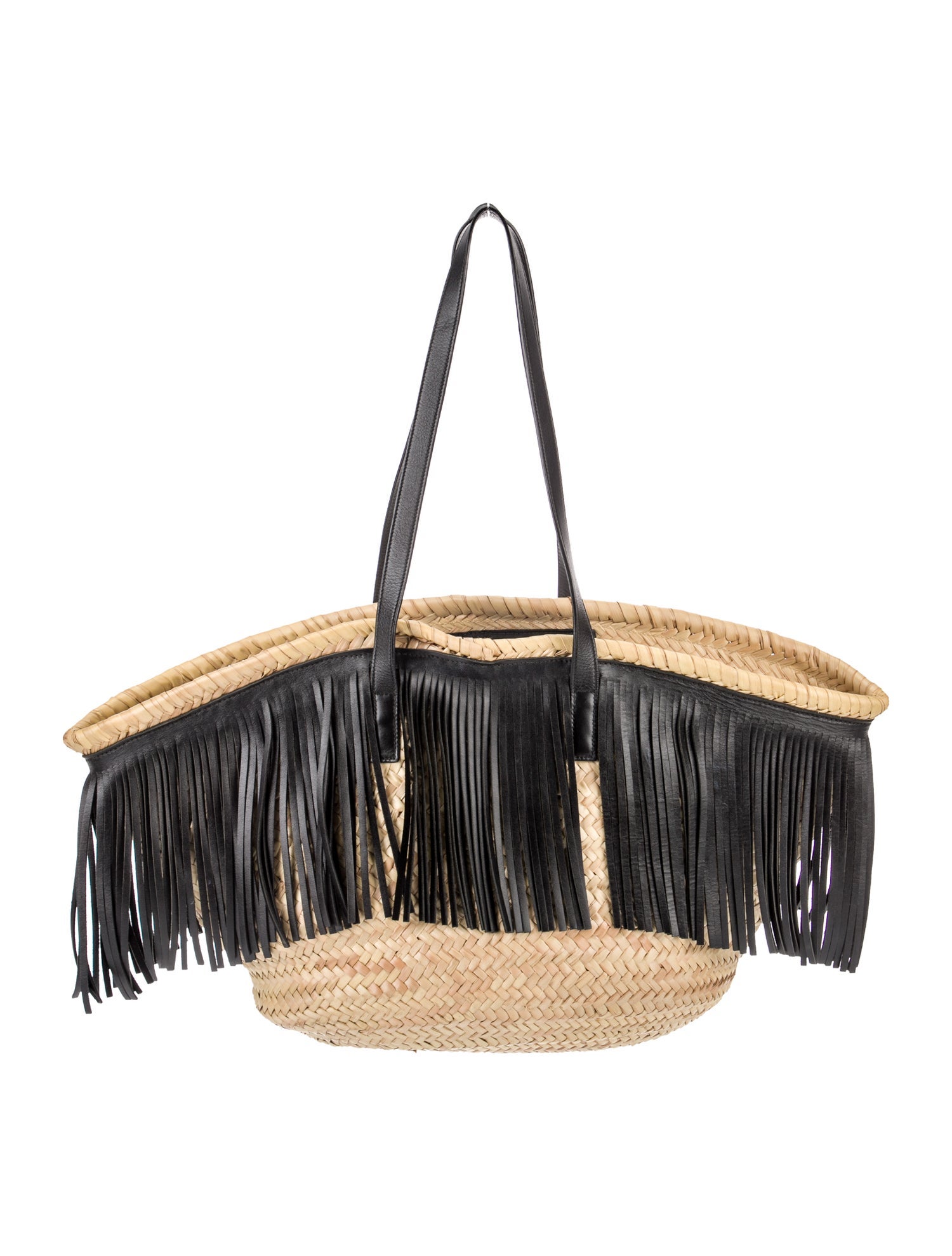 Saint Laurent Raffia Panier