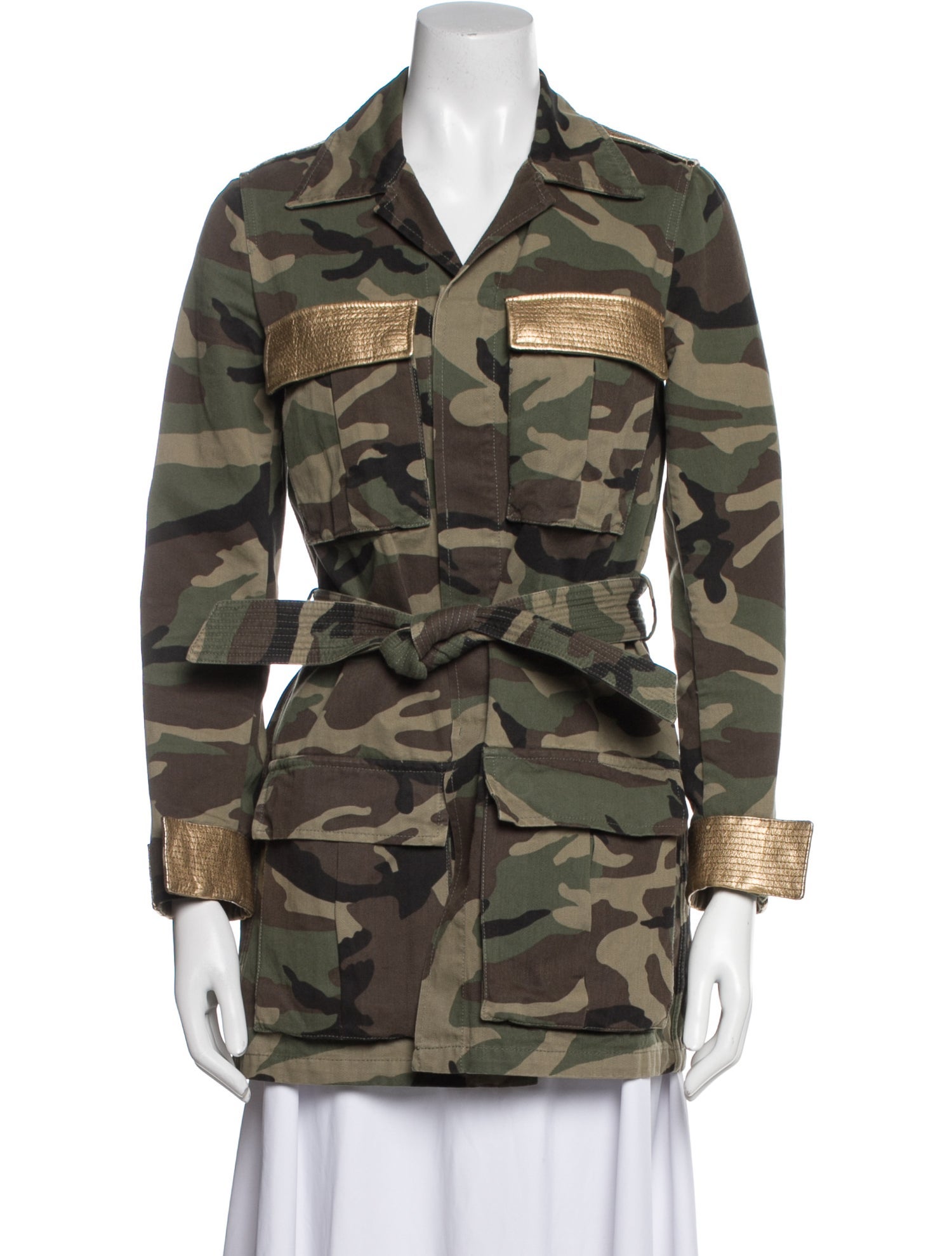 Saint Laurent Printed Utility Jacket