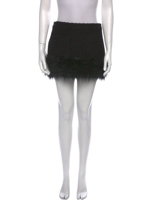 Saint Laurent Wool Mini Skirt