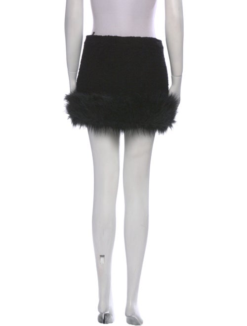 Saint Laurent Wool Mini Skirt