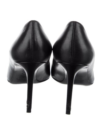 Saint Laurent Leather Studded Accents Pumps