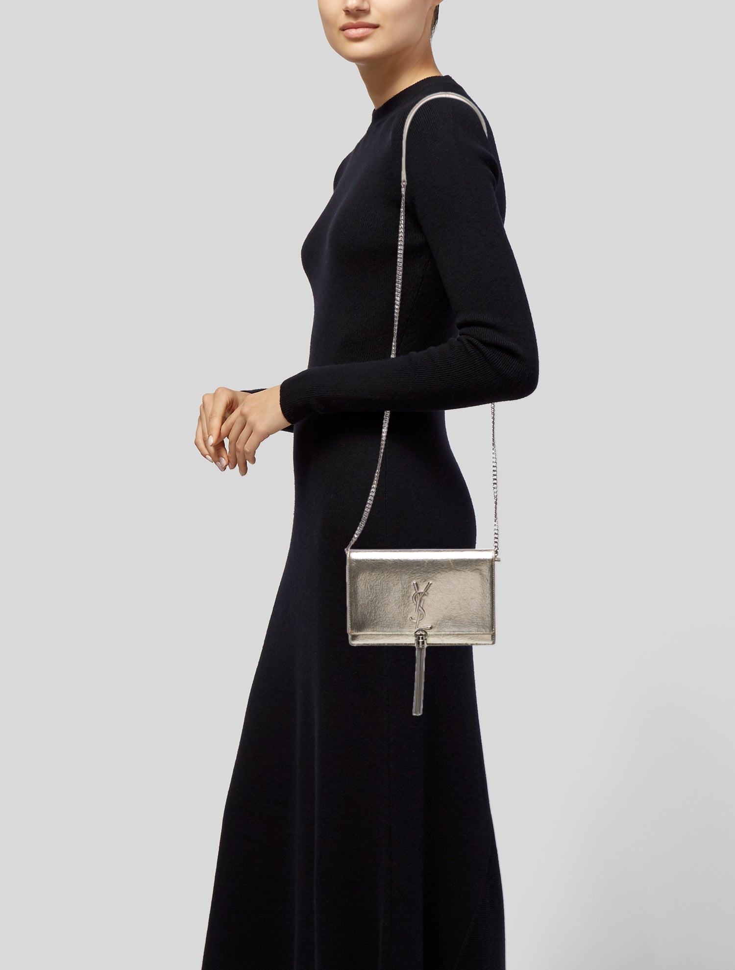 Saint Laurent Leather Kate Small