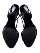 Saint Laurent Patent Leather Slingback Sandals