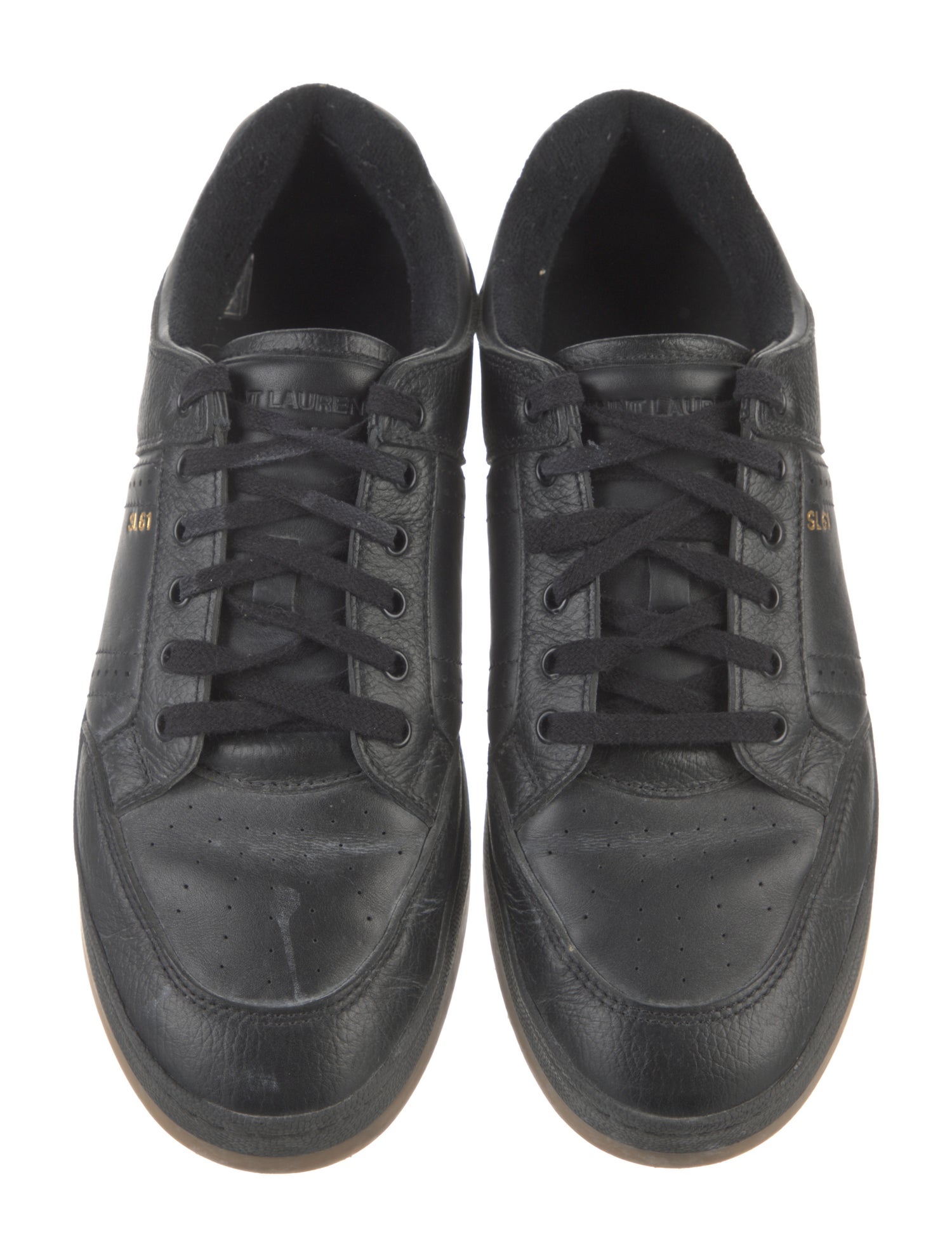Saint Laurent Leather Sneakers