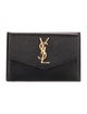 Saint Laurent Uptown Card Holder Leather Wallet