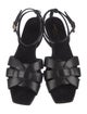 Saint Laurent Leather Gladiator Sandals