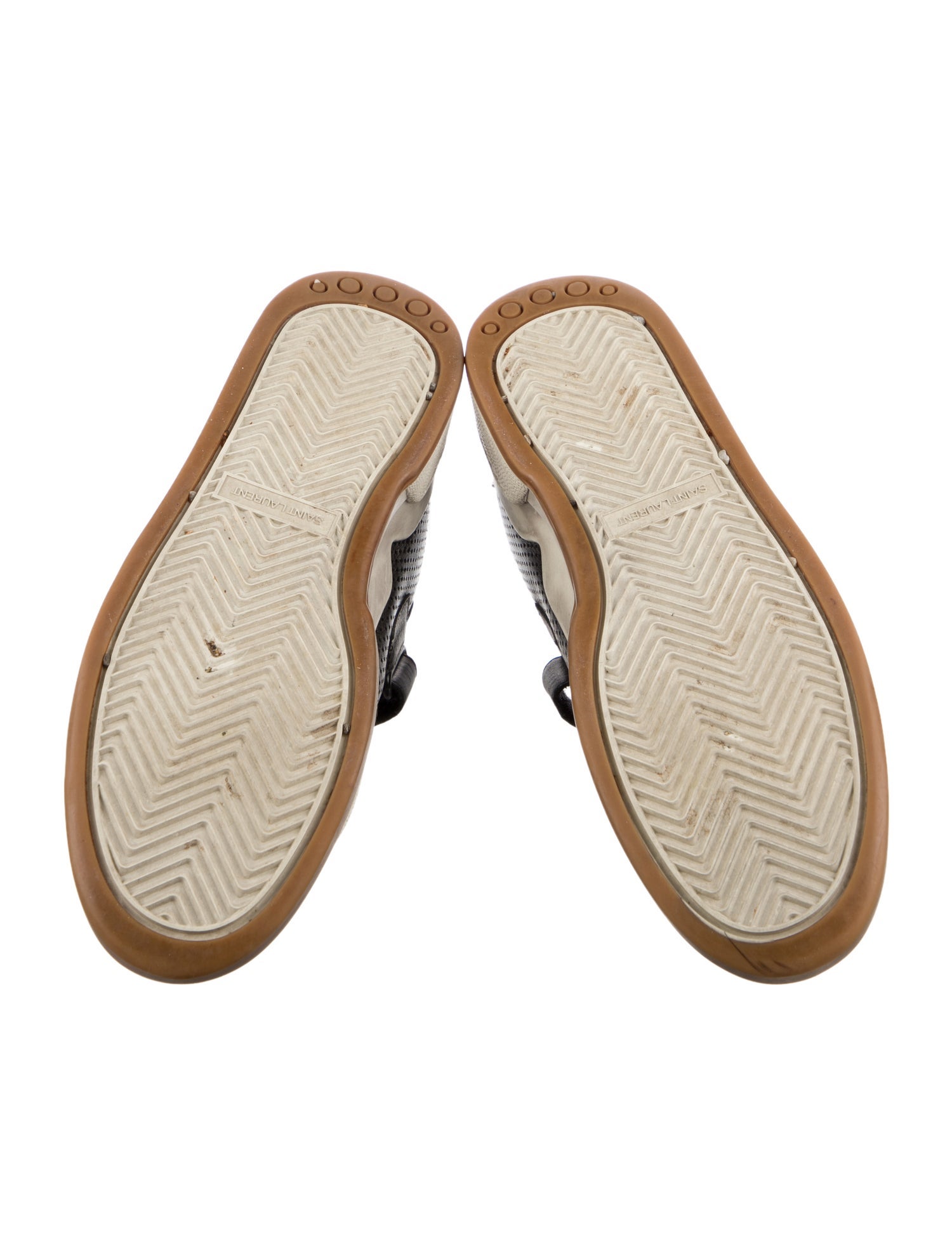 Saint Laurent Leather Sneakers