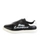 Karl Lagerfeld Leather Graphic Print Sneakers