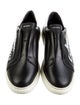 Karl Lagerfeld Leather Graphic Print Sneakers