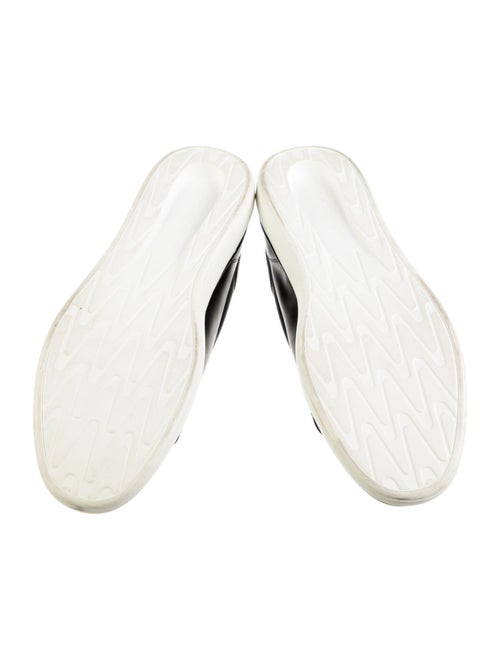 Karl Lagerfeld Leather Graphic Print Sneakers