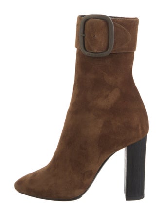 Saint Laurent Suede Sock Boots
