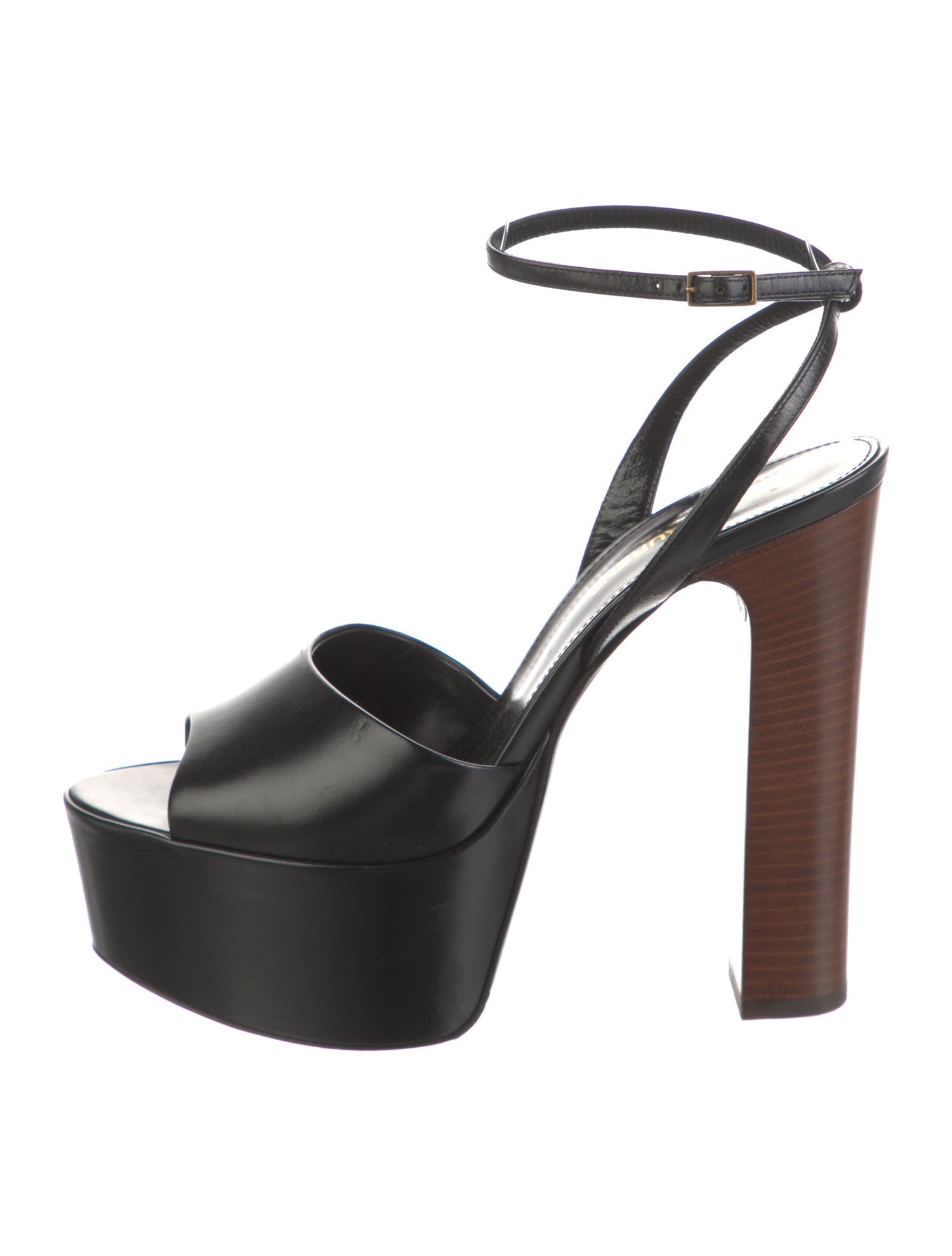 Saint Laurent Patent Leather Sandals