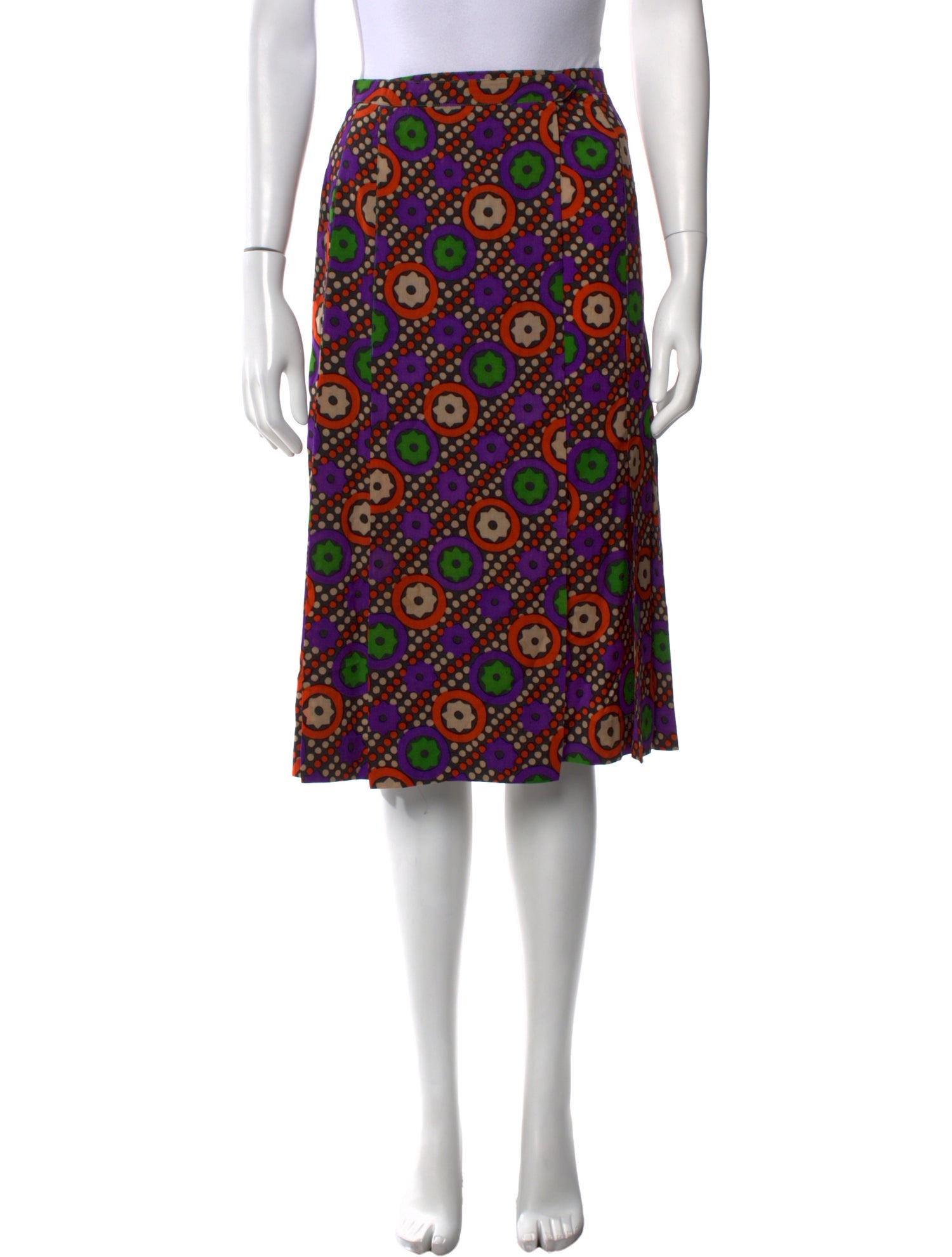 Yves Saint Laurent Rive Gauche Vintage Knee-Length Skirt