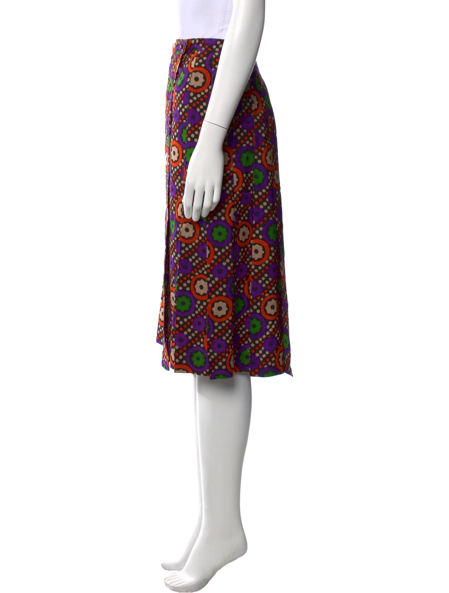 Yves Saint Laurent Rive Gauche Vintage Knee-Length Skirt