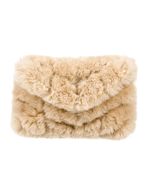 Saint Laurent Shearling Puffer Small