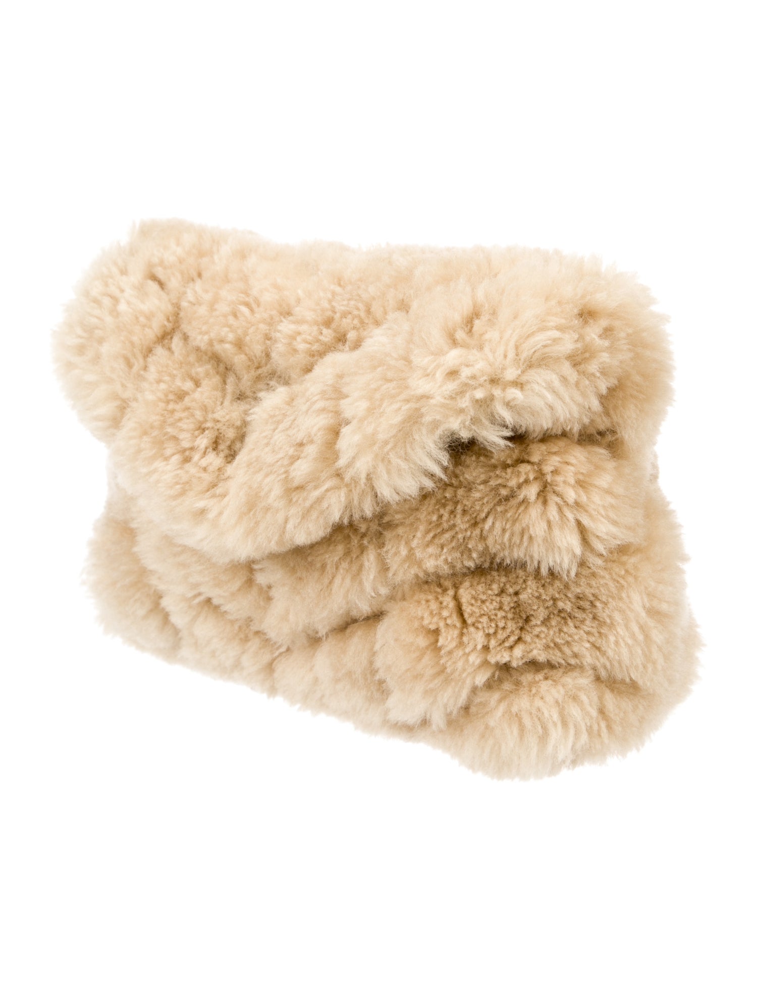 Saint Laurent Shearling Puffer Small