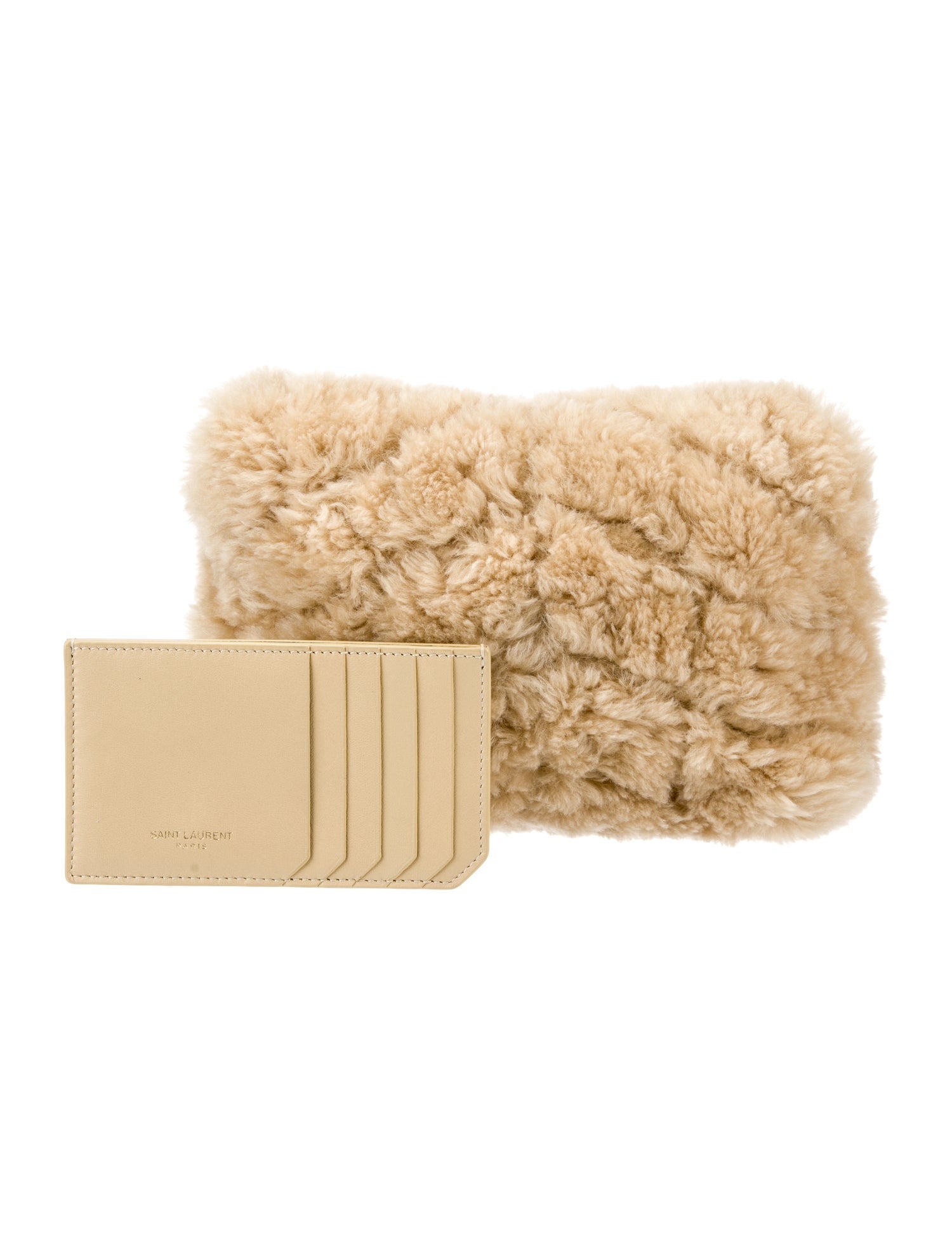 Saint Laurent Shearling Puffer Small