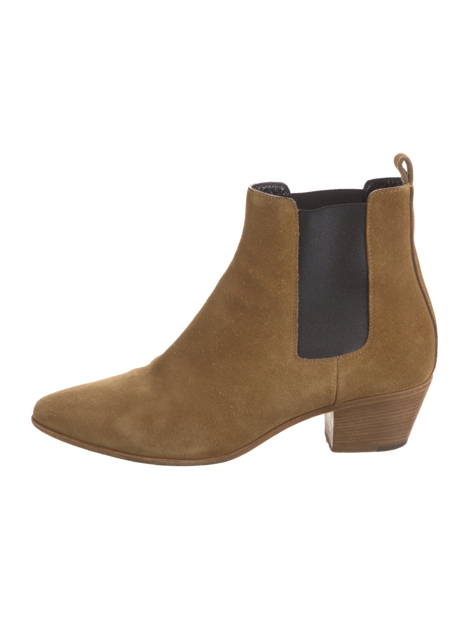 Saint Laurent Suede Chelsea Boots