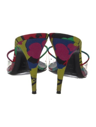Saint Laurent PVC Printed Mules