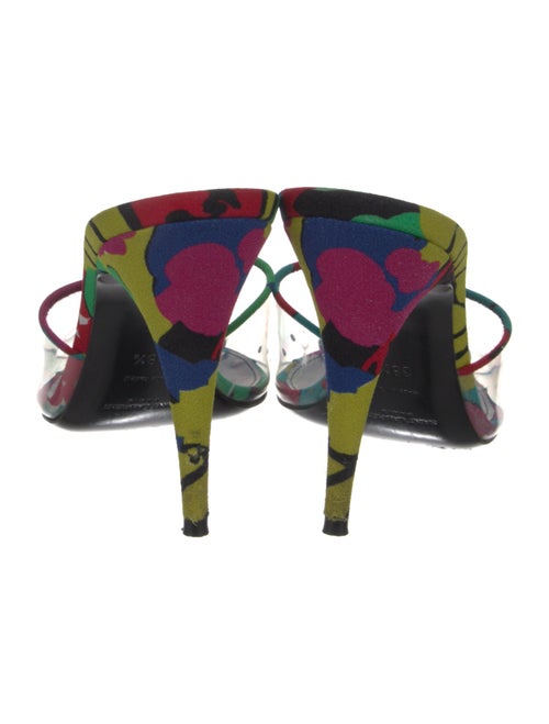 Saint Laurent PVC Printed Mules