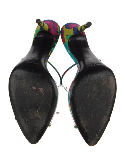 Saint Laurent PVC Printed Mules