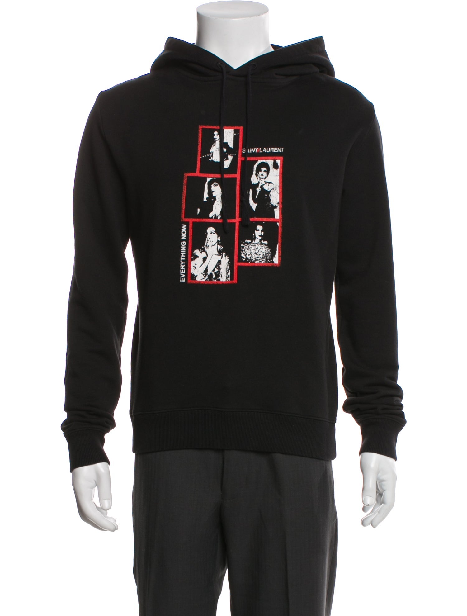 Saint Laurent 2018 Graphic Print Hoodie